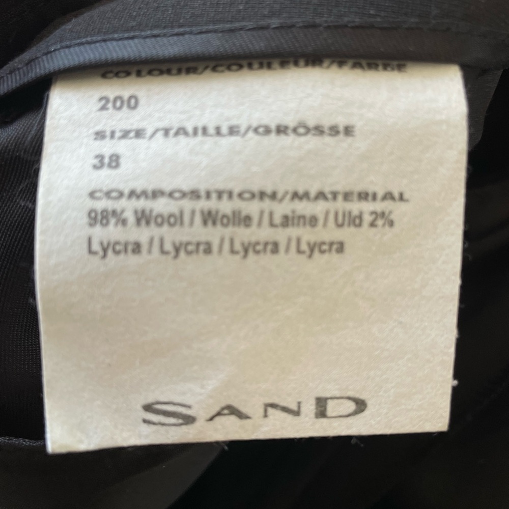 SAND Copenhagen Leonora Slim Wool Trousers Eur38 Minimalist Office Scandinavian - Picture 9 of 10